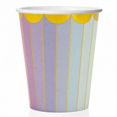 Стаканы (250 мл) Радужный спектр, Золото, Металлик, 6 шт.