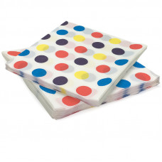 Салфетки Разноцветные точки, 32*32см