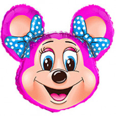 Шар (30''/76 см) Фигура, Лолли-Маус, Фуше