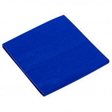 Салфетки однотонные, синий, 32х32см