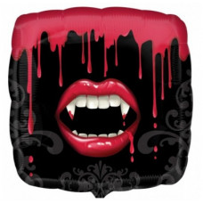 Шарик фольгированный Губы с кровью