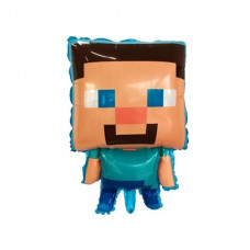 Шар (35\'\'/89 см) Фигура, Герой Стив, Маинкрафт, 1 шт.