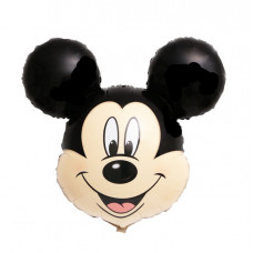 Шар (100/100 см) Фигура, Микки, Огромная голова.