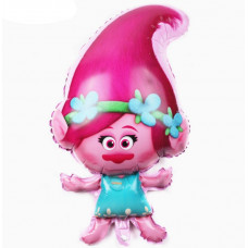 Шар (45/75 см) Фигура, Троль Поппи Розочка.