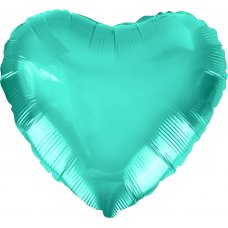 Шар (18''/46 см) Сердце, Тиффани, 1 шт.
