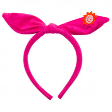 Ободок Узелок розовый