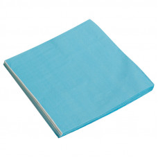 Салфетки однотонные, голубой, 32х32см, 20шт