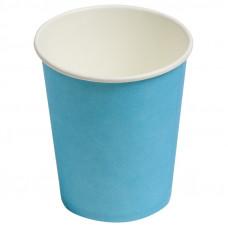 Стаканчики однотонные, голубой, 180мл, 6шт.