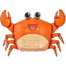Шар с клапаном (17''/43 см) Мини-фигура, Джесси, Морской краб, 1 шт.