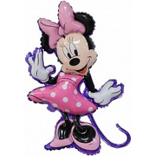 Шар с клапаном (17''/43 см) Мини-фигура, Минни Маус, 1 шт.