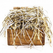 Наполнитель фольга Золото/ Белый, 50 г.