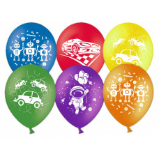 Шар (12''/30 см) Для мальчиков, Ассорти, пастель, 2 ст, 50 шт.