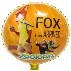 Шар (18"/45 см) Круг, Зверополис