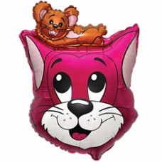 Шар (27''/69 см) Фигура, Кот, Фуше