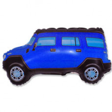 Шар (34''/86 см) Фигура, Внедорожник, Синий