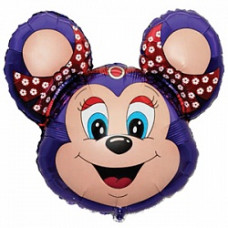 Шар (30''/76 см) Фигура, Бабси-Маус, Фиолетовый