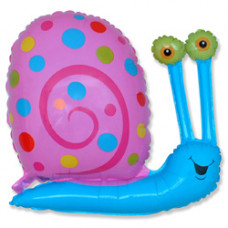 Шар (32''/81 см) Фигура, Улитка, Синий