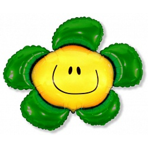Шар (41''/104 см) Фигура, Солнечная улыбка, Зеленый