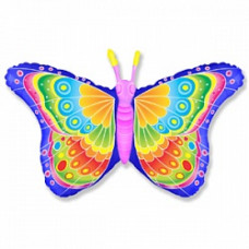 Шар (14''/36 см) Мини-фигура, Бабочка кокетка, Фуше