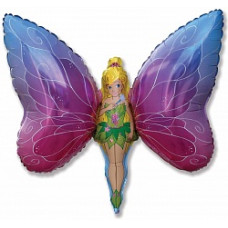 Шар (14"/36 см) Мини-фигура, Леди бабочка