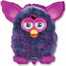 Шар (14"/36 см) Мини-фигура, Ферби, Фиолетовый