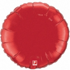 Шар (18''/46 см) Круг, Красный