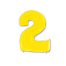 Г ЦИФРА 2 40" Яркий Желтый