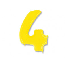 Г ЦИФРА 4 40" Яркий Желтый