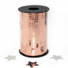 Лента (0,05*250 м) Розовое Золото, Металлик, 1 шт.