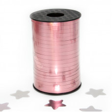Лента (0,05*250 м) Матовый розовый, Металлик, 1 шт.