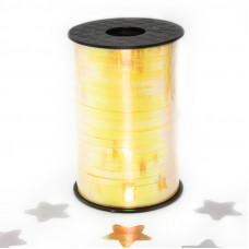Лента (0,05*250 м) Северное сияние, Желтый, Голография, 1 шт.