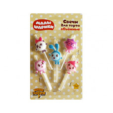 Свечи д/торта на пиках Малышарики 5шт