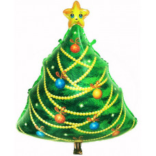 Шар (29''/74 см) Фигура, Новогодняя елка