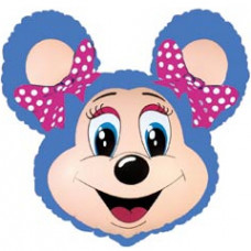 Шар (30''/76 см) Фигура, Лолли-Маус, Синий