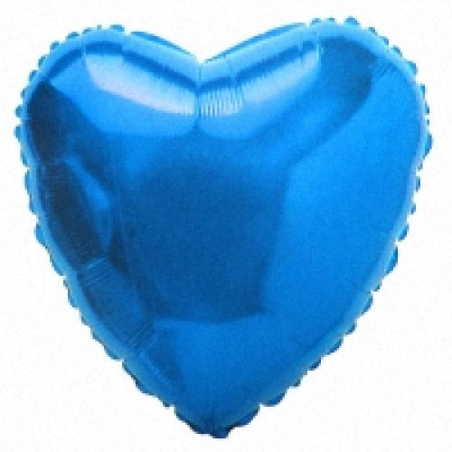 Шар (32"/81 см) Сердце, Синий