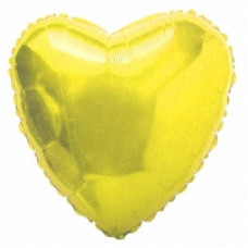 Шар (32''/81 см) Сердце, Золото