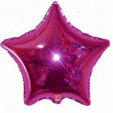 Шар (9"/23 см) Мини-звезда, Сиреневый