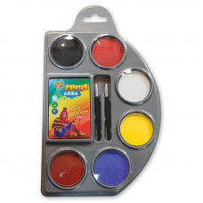 Грим АКВА в палитре 6цв х 4гр с аксес