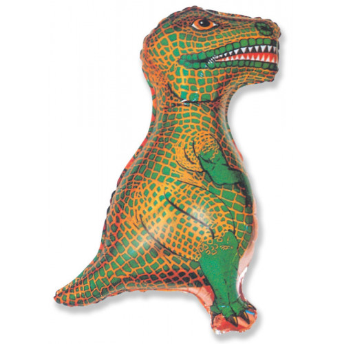 Шар (31''/79 см) Фигура, Динозавр, Зеленый, 1 шт.