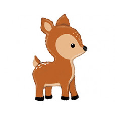 Шар (31\'\'/79 см) Фигура, Лесной Олень, 1 шт. в уп.