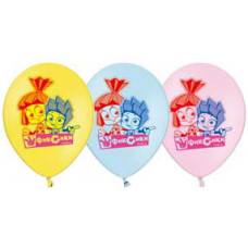 Шар с рисунком 14" Фиксики 3цв