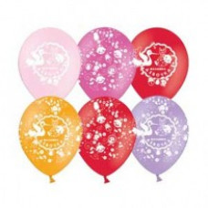 Шар с рисунком + Шелкография 14 Девочка