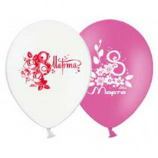 Шар с рисунком 12 8 Марта