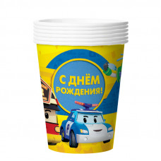 Стаканы Робокар Поли и друзья, 255мл