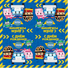 Салфетки Робокар Поли и друзья, 33*33см, 12шт