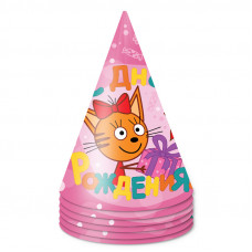 Колпаки Три Кота, Розовый, 1шт