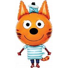 Шар (34''/86 см) Фигура, Три Кота, Коржик, 1 шт. в упак.