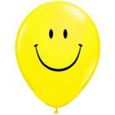 Шар 05" с рис Улыбка Yellow/Q
