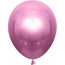Шар (12''/30 см) Розовый, хром, 50 шт.