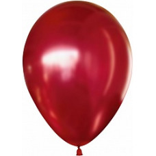 Шар (12''/30 см) Reflex, Зеркальный блеск, Красный (915), хром, 50 шт.